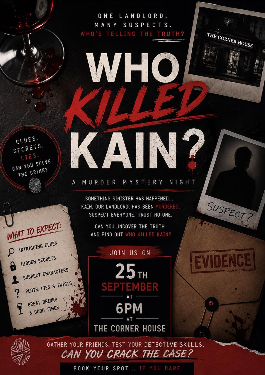 Murder Mystery Night: Who Killed Kain